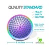 SparkPod 6" Luxury Rainfall Shower Head - Rainbow Color