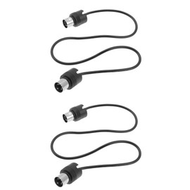 SUPVOX 2pcs Instrument bass Cable Right Angle Electric Drum bass Accessories Sound Card USB keypad Audio Equipment Guitar Audio MIDI Extension Cable Keyboard Cable Controller Portable