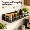 Wall Mounted Aluminum Storage Shelf for Kitchen & Bathroom –