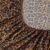 LifeTB Leopard Sheets Set 4 Piece Brown Leopard Cheetah Printed