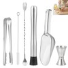 6Pcs Muddler for Cocktail Set - 304 Stainless Steel Muddler