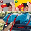 Lashing Strap,1"×12FT Tie Down Straps with Alligator Clip,Adjustable Cargo Straps