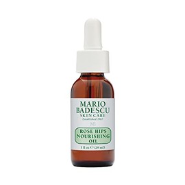 Mario Badescu Aceite nutritivo de rosa mosqueta para piel mixta, seca y sensible, aceite facial que hidrata y suaviza formulado con extracto de rosa mosqueta y aceite de ricino, 29 ml (paquete de 1)