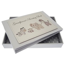 White Cotton Cards Grandparent's Boasting Book Silver Toys Tiny Album