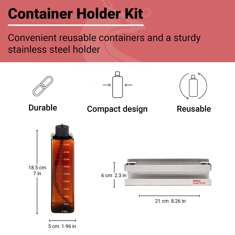 Chihiros Dosing Container and Holder Kit - Dosing Container and