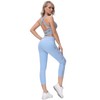 romansong Sujetadores deportivos de yoga con tirantes para mujer con