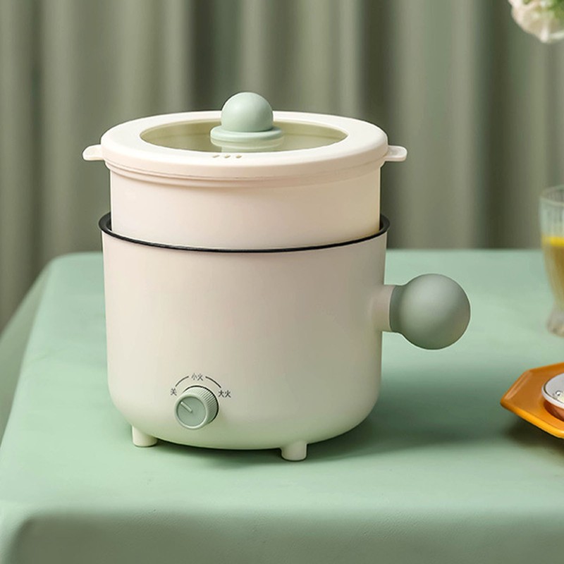 Small Electric Cooker Mini Noodle Heating Pot Multifunctional for Student