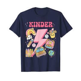 Retro Kinder Cute Kindergarten Student and Teacher Men Women Kids T-Shirt