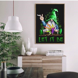 Diamond Painting Kits for Adults,5d DIY Full Round Drill Gnome Diamond Art Kits Diamond Dots Paint with Diamonds Arts and Crafts for Beginner Kids Home Wall Decor （12x16 Inch）