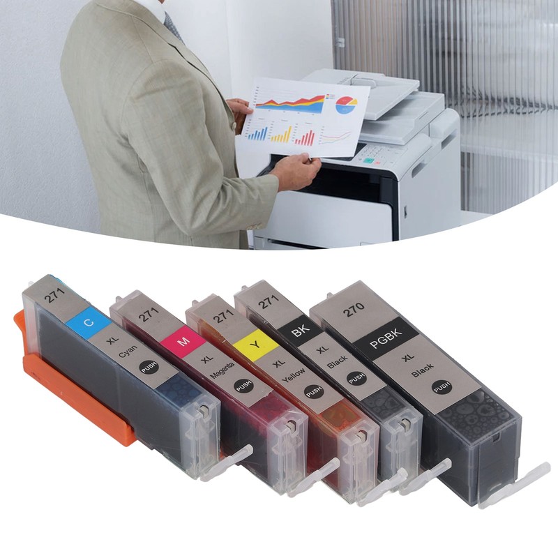 Ink Cartridge 5 Color Printing Accessory Part for PIXMA MG5720