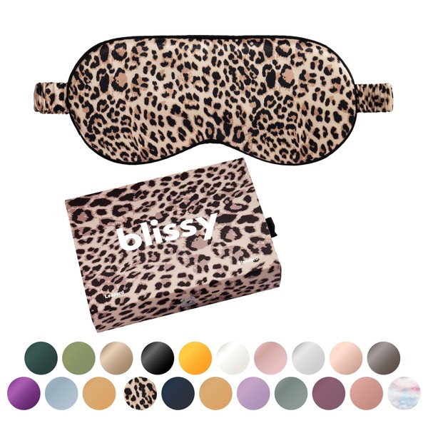 Blissy Silk Sleep Mask - Silk Eye Sleeping Mask for
