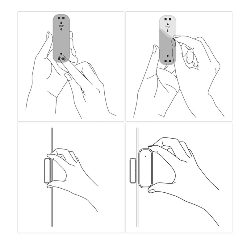 Smart Door Sensor, Smart Door Window Sensor Alarm, Home Security