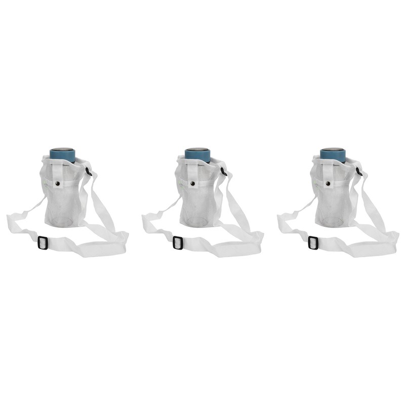 3Pcs Water Bottle Holder Carrier with Adjustable Shoulder Strap Bag