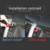 LLKUANG Center Console Volume Tune Knob Cover Ring Trim Interior