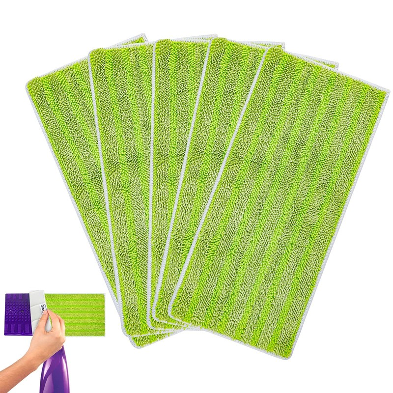 KEEPOW Microfibre Reusable Mop Refill Pads Compatible with Flash Powermop,Machine