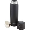 Thermos Flask, Stainless Steel, Matt Black, 470 ml