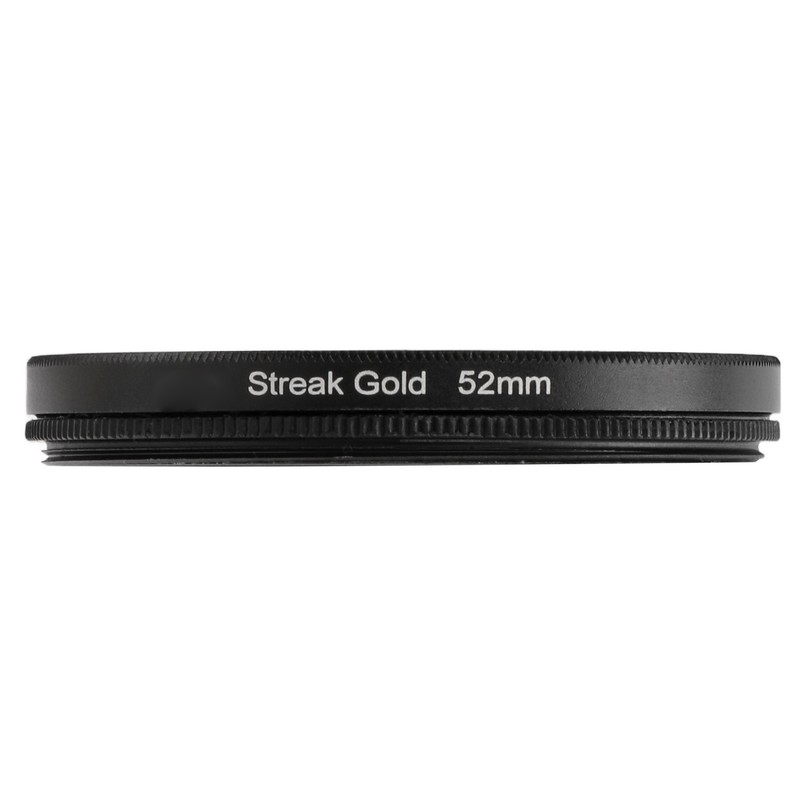 Gold Streak Anamorphic Effect Filter UHD Optical Glass Waterproof Scratch