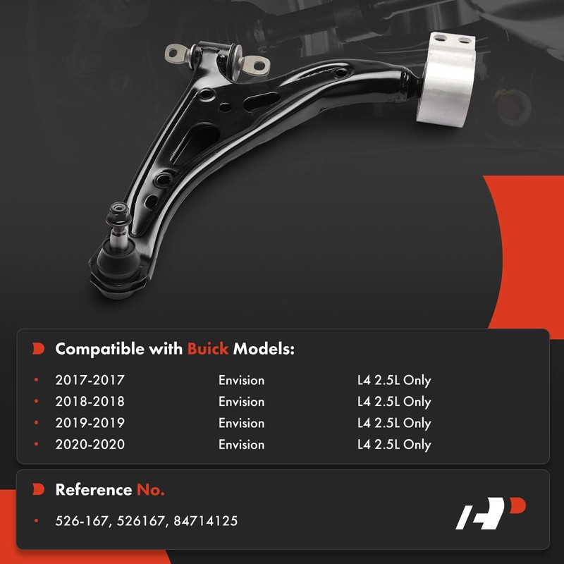 A-Premium Front Left Lower Control Arm, with Ball Joint, Compatible