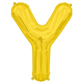 Party2u 16 Inch Air Fill Letter Y Gold