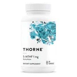 Thorne 5-mthf Apoyo Para La Salud Cardiovascular 60 Cápsulas Sin Sabor