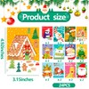 BCCSNNM 24 Pcs Christmas Mini Notebooks Christmas Notepad Bulk Xmas