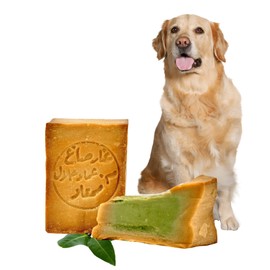 Carenesse Natural Dog Soap with Olive Oil 1 x 180 g I Vegan Fur Soap I Animal Shampoo for All Coat Types I Cleaning & Grooming for Pets I Solid Dog and Cat Shampoo without Chemicals & Plastic