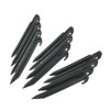 JUSTCAMP Tahoma Tent Pegs - Plastic, Impact Resistant, Lightweight, Robust,