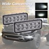 JIEPENG 6 inch LED Light Bar 2PCS 120W 8000Lm Off