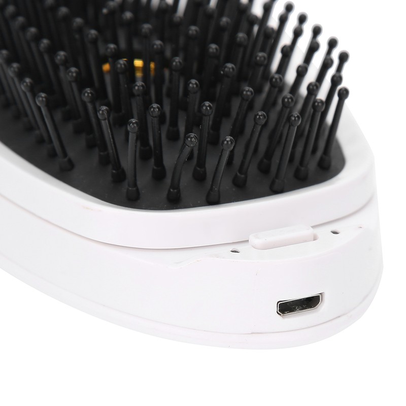Electric Ionic Hairbrush Portable Electric AntiStatic Straight Hair Massage Comb