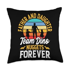 Dinosaur Nugget Clothing Chicken Nugget Costume Dinosaur Chicken Lover Dino Nugget Costume Throw Pillow, 18x18, Multicolor