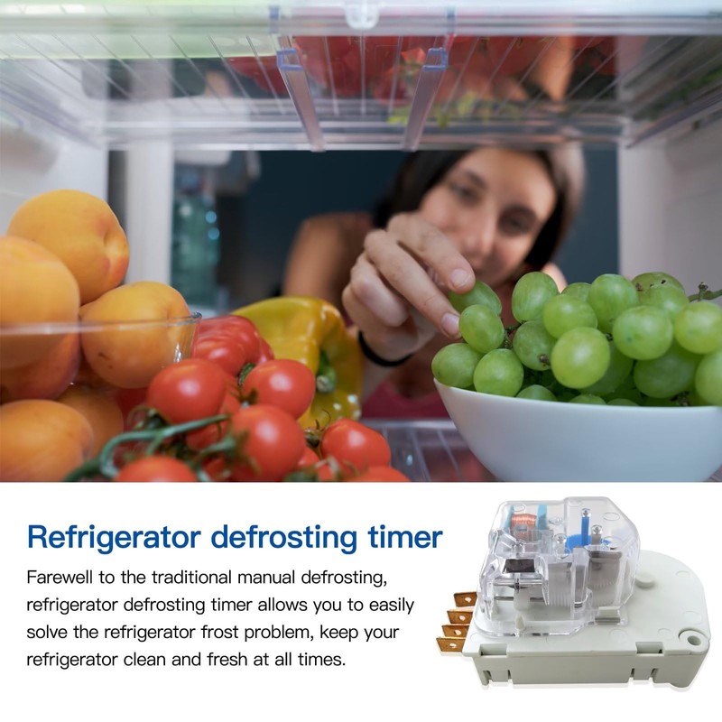 215267800, 215846605, 215846606, 240371001, 241621501 Refrigerator Defrost Timer Replacement for