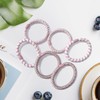 6 Pcs Hair Ties, Stylish Hair Bobbles for Women Sweet