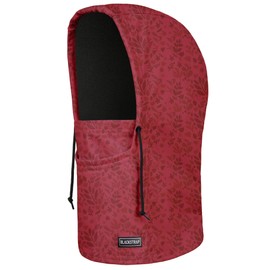 BLACKSTRAP Camber Hood Therma - Máscara de esquí ajustable de doble capa, sobre o debajo del casco, unisex para adultos, talla única, Granate elástico, Talla única