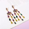 Mardi Gras Earrings for Women Layer Fleur De Lis Mask