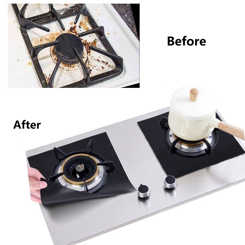Gas Stove Burner Covers 10 Pack- XZSUN 0.2mm Double Thickness