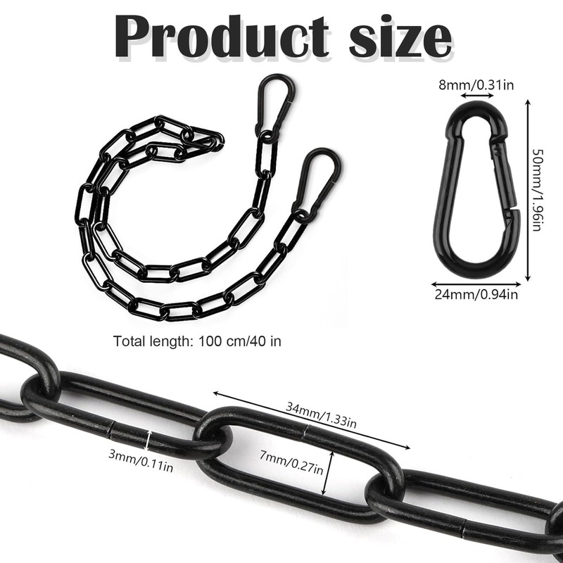 Black Chain, Security Chain, Gate Chain, Chain - 1 Meter