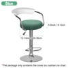 M METERXITY 1-Pack Bar Stool Covers Round, for 12-14 Inch