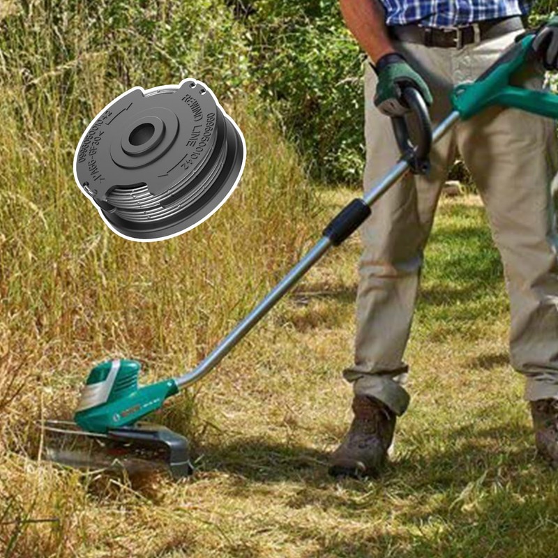 MAOZHOU Lawn Trimmer Thread Spool, 4 Pieces Diameter 1.6 mm