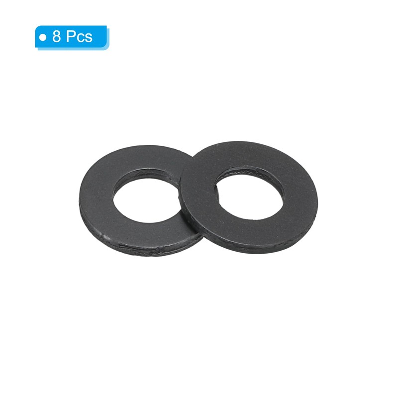 PATIKIL M4 Nylon Flat Washer, 100 Pack 4mm ID 10mm
