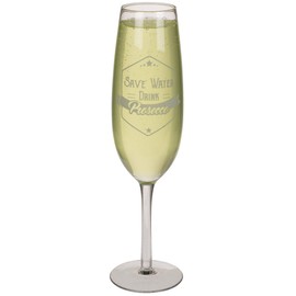 Out of the blue Prosecco Glass Save Water Drink Prosecco for Approx. 850 ml Approx. 35 cm