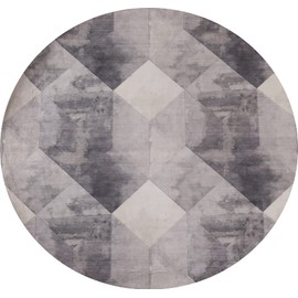 Geometric Modern Area Rug Oriental China Round Carpet