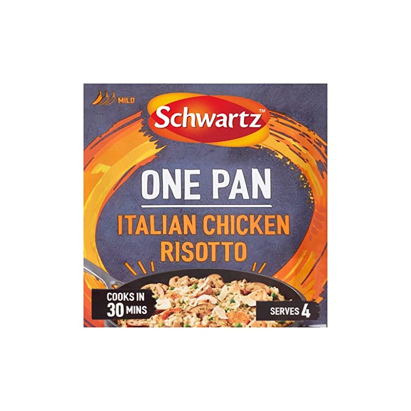 Schwartz One Pan Italian Chicken Risotto Recipe Mix, 28g