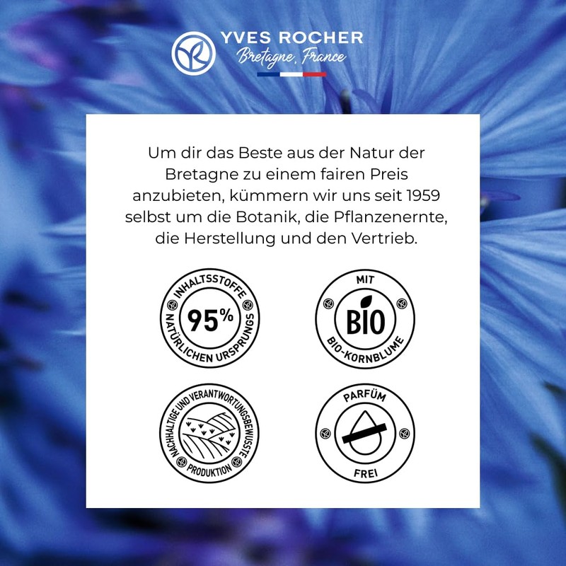 Yves Rocher PUR BLEUET Eye Gel Roll-On - Cools and