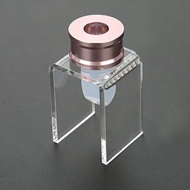 Molde de Lápiz Labial de Bricolaje 12.1 Mm, Kit de Herramientas Artesanales Circulares de Molde de Labios de Bálsamo Casero, Molde de Silicona para Hacer(Juego de soportes de un solo orificio)