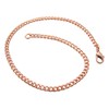 8 1/2 Inch Solid Copper Anklet CA009G-8.5AP - 1/8 of