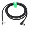 HangTon M8 4 Pin Female 90 Degree Data Power Cord