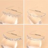 Jaciya Rhinestone Headbands Silver Bridal Headpiece Wedding Headband for Birthday