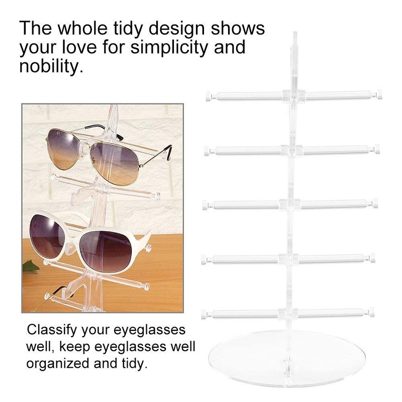 5 Pairs Eyeglass Holder for Glasses Storage Sunglasses Glasses Holder