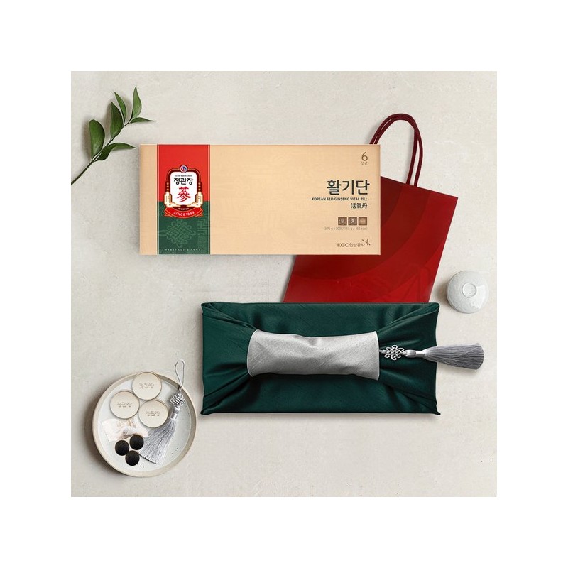 GoodCommerce [정관장] 활기단 30환 (보자기+노리개포장) [Cheong Kwan Jang] Vitality Dan