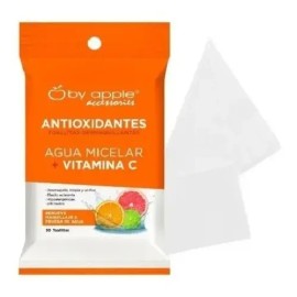 Toallitas Desmaquillantes Agua Micelar Y Vitamina C By Apple 30 Pzs                                                                                   